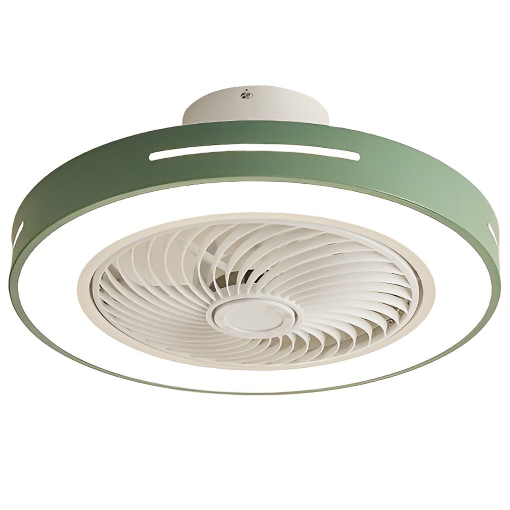 Inverter Bladeless Ceiling Fans Light Intelligent Ceiling Fan Lamp With Remote Control Wind Guiding