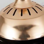 Lumina Gold Ceiling Fan with Integrated LED Light – Modern Nordic Designer Fan