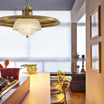 Aurelia Copper Iron Pendant Light with Adjustable Chain