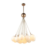 Bubble Glass Chandelier Nordic Gold Modern Pendant Light