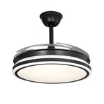 Noir All-Copper Ceiling Fan with Dimmable LED Light and Remote