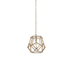 Aurelia Single Geometric Gold Pendant Light – Modern Nordic Ceiling Lamp