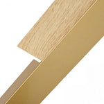Modern Linear LED Wall Sconce in Brushed Gold with Acrylic Diffuser