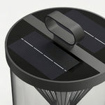Black Hourglass Outdoor Lantern with Stainless Steel Frame