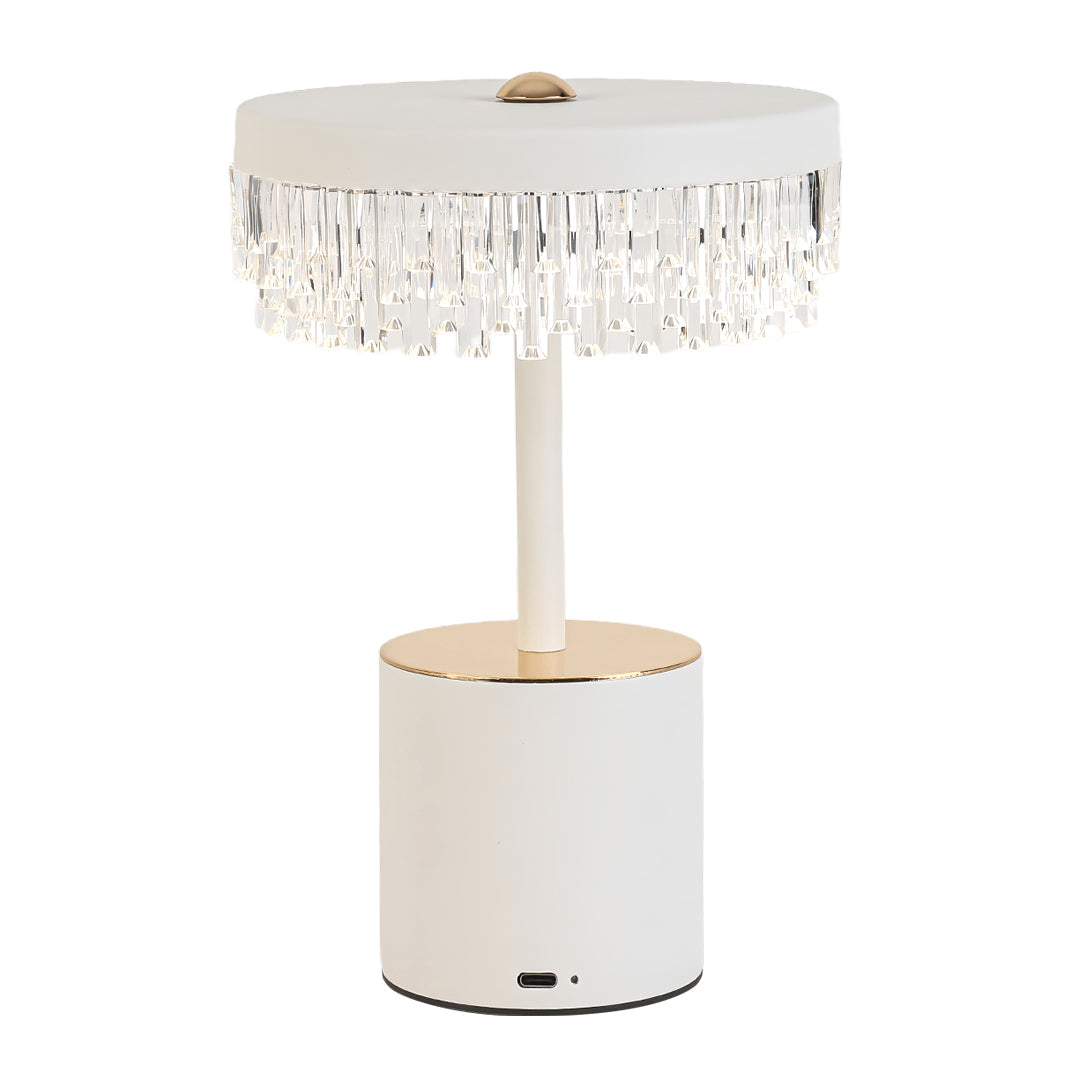 Fringe Table Lamp – Minimalist Rechargeable LED Desk Light