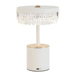Fringe Table Lamp – Minimalist Rechargeable LED Desk Light