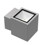Aria Outdoor Wall Sconce in Sand Gray Aluminum, IP65 Waterproof LED