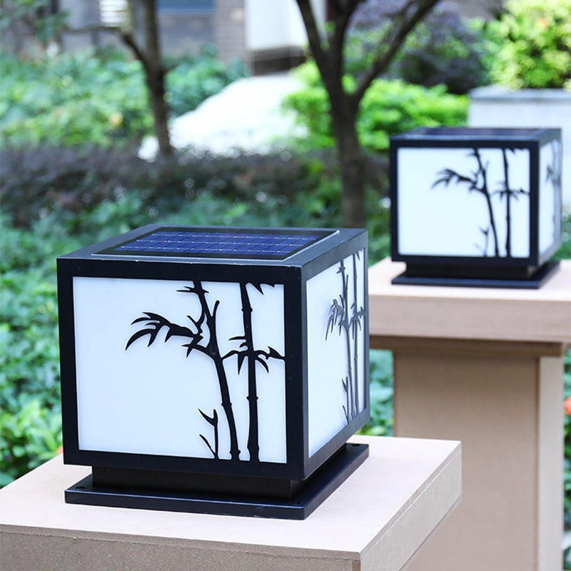 Solar Powered Outdoor Post Lights Led Landscape Lighting Hwd00052