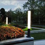Cylindrical LED Bollard Light for Pathways and Gardens