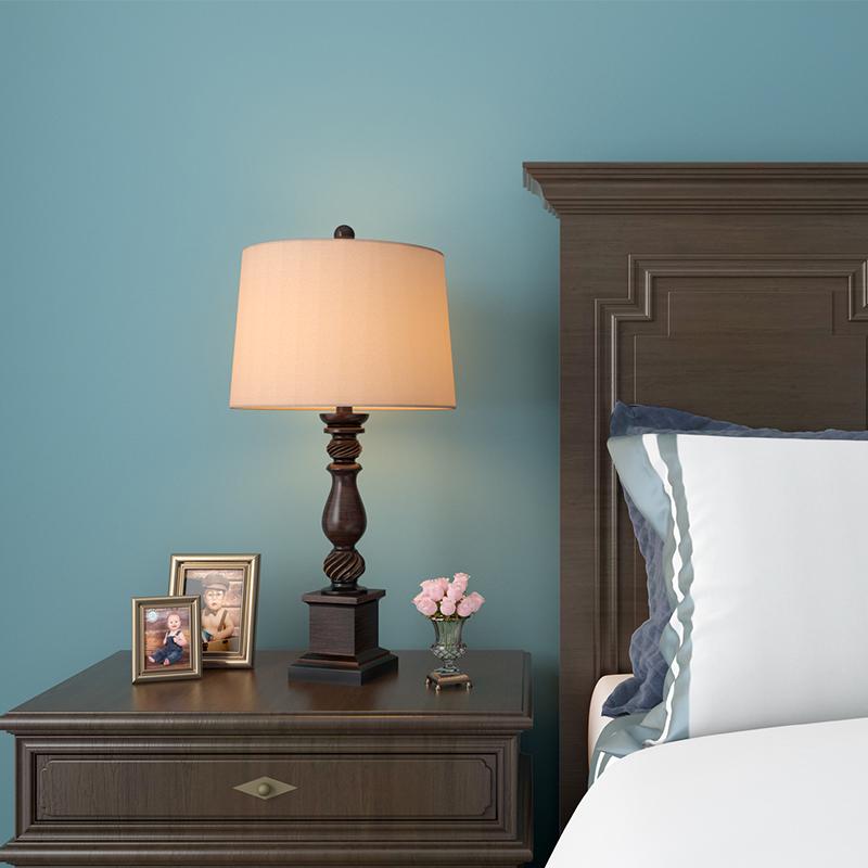 24 Inch Rustic Bronze Resin Traditional Table Lamp