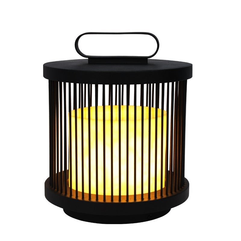Modern Black Round Outdoor Lantern Lights Outdoor Led Lighting Hwd00021