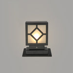Led Black Outdoor Post Lights Outdoor Lighting For Garden Hwd00055