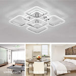 Lumina Square LED Flush Mount Ceiling Light – Modern Minimalist Ambient Illumination