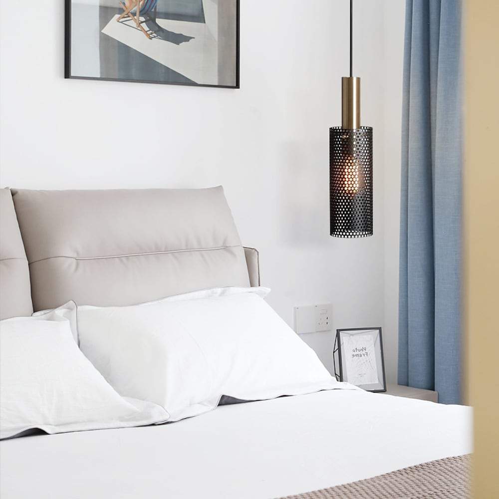 Modern Cylinder LED Pendant Light with Adjustable Cord for Dining and Bedroom