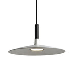 Nordic Flat Dish LED Pendant Light – Minimalist Ceiling Hanging Lamp