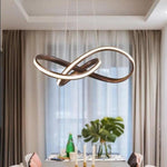 Mobius Ring Pendant 1 Light Cluster Led Ceiling Light