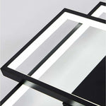 Abstract Rectangles LED Flush Mount Ceiling Light in Modern Minimalist Style
