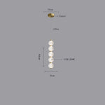 Aurelia Trio Copper Pendant Light – Modern Globe LED Chandelier