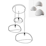 Zenra Organic Wabi-Sabi Chandelier – Designer HDPE Pendant Light