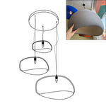 Zenra Organic Wabi-Sabi Chandelier – Designer HDPE Pendant Light