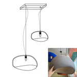 Zenra Organic Wabi-Sabi Chandelier – Designer HDPE Pendant Light