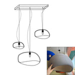 Zenra Organic Wabi-Sabi Chandelier – Designer HDPE Pendant Light