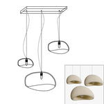 Zenra Organic Wabi-Sabi Chandelier – Designer HDPE Pendant Light
