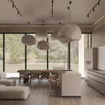 Zenra Organic Wabi-Sabi Chandelier – Designer HDPE Pendant Light