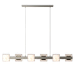 Modern Cloud Stone Kitchen Island Chandelier with Gold Aluminum Frame