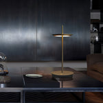 Aria Portable LED Table Lamp – Modern Cordless Metal Buffet Lamp with Dimmable Light