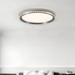 Lumina Round Flush Mount LED Ceiling Light in Minimalist Aluminum