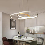 Cascade Duo Pendant Light – Modern Minimalist LED Ceiling Lamp
