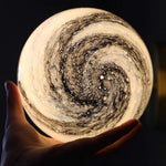 Celestial Globe Pendant Light in Distressed Metal and Acrylic