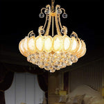 8 Light Modern Gold Silver Vintage Crystal Chandeliers For Living Room