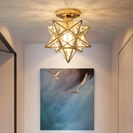 Vintage Star Shape Ceiling Light