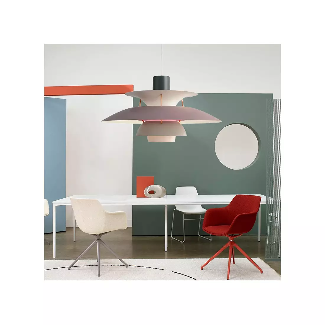 Multilayer Metal Pendant Light