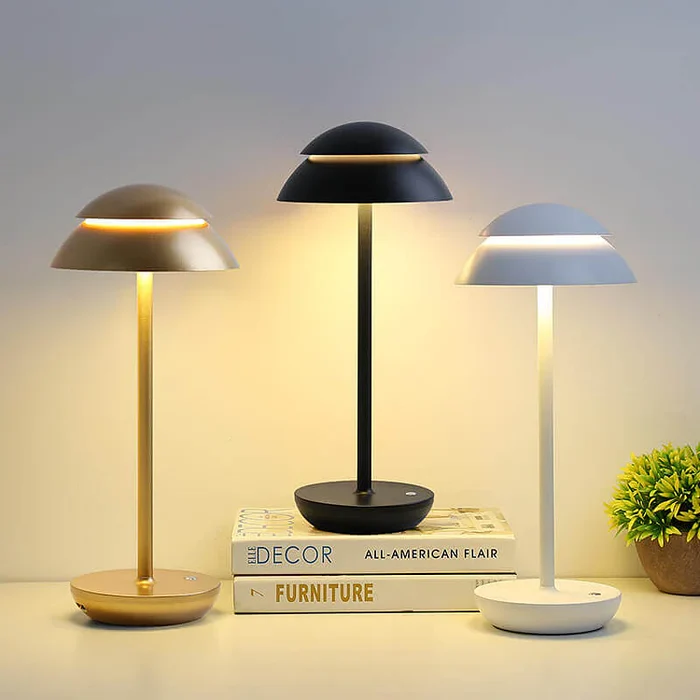 Creative Double Layer Dome Table Lamp