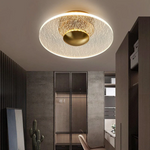 Modern Geometric Grain Ceiling Light