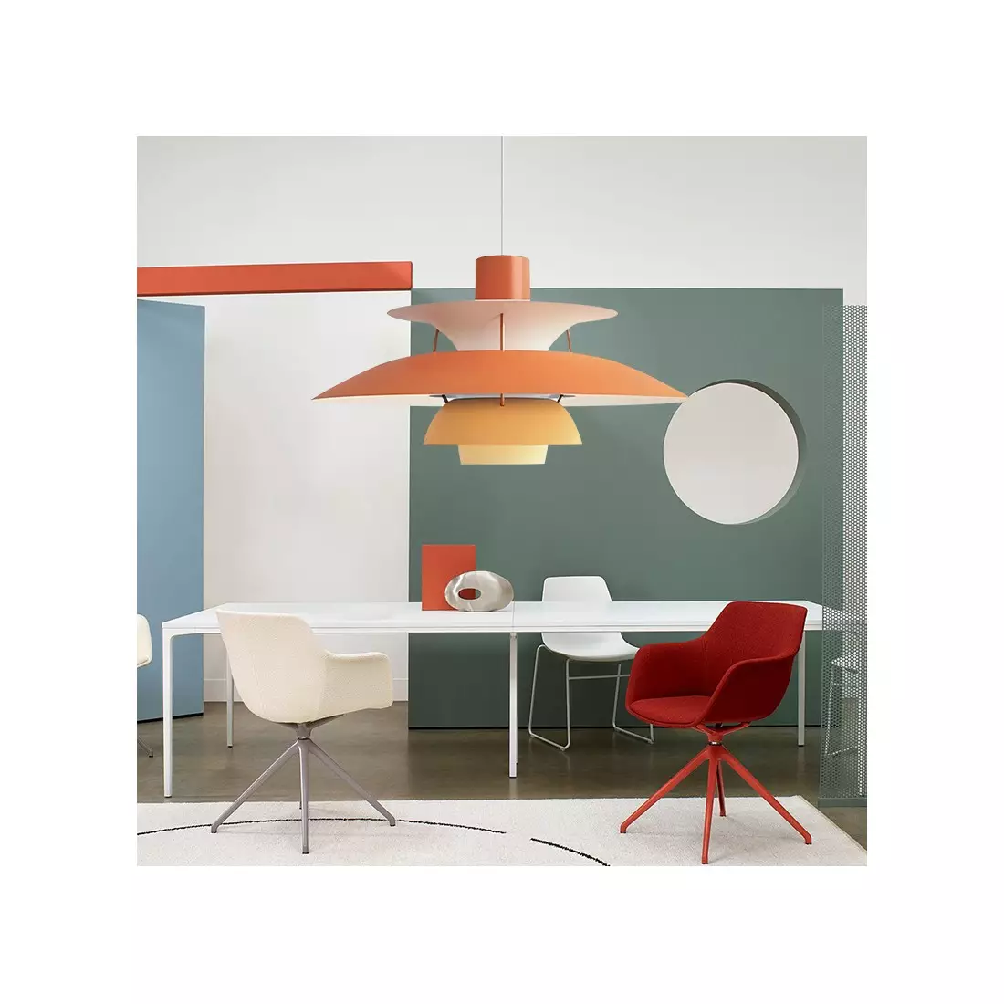 Multilayer Metal Pendant Light