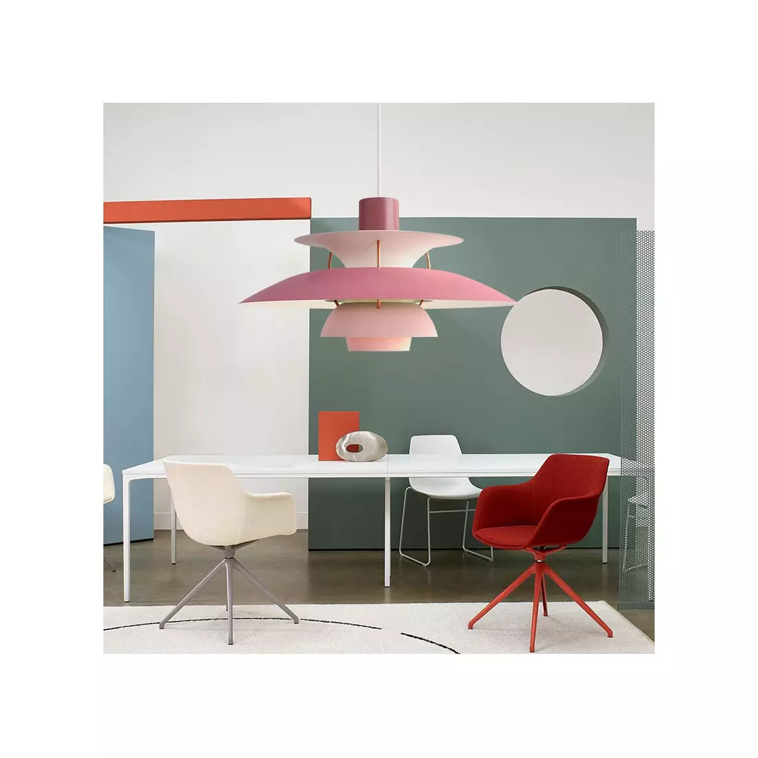 Multilayer Metal Pendant Light