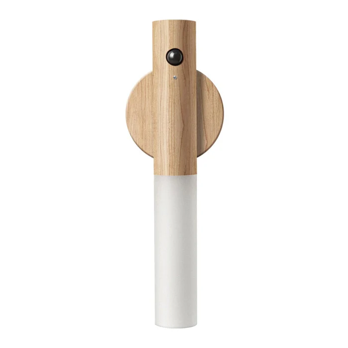 Wooden Usb Rechargeable Wall Light