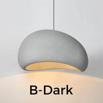 Japanese Wabi Sabi Style Bird Nest Shape Pendant Light