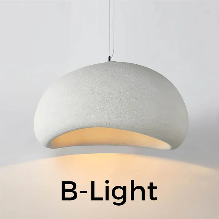 Japanese Wabi Sabi Style Bird Nest Shape Pendant Light