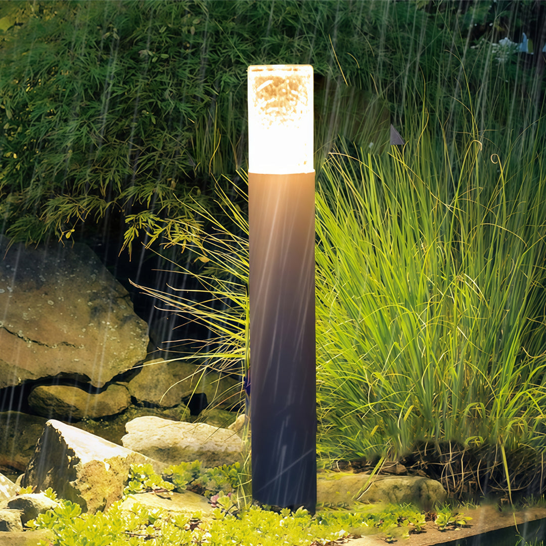 Modern Landscape Bollard Lights Waterproof Die-Cast Aluminum Outdoor Lamp