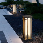 Modern Stainless Steel Bollard Path Light with Solar Option