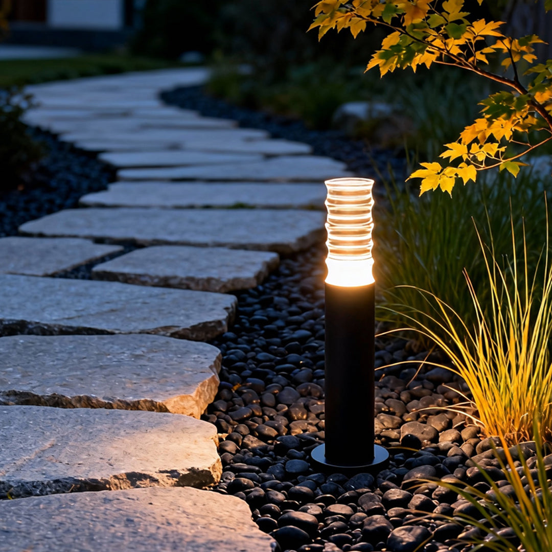 Bamboo Joint LED Bollard Light for Modern Landscape