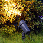 Minimalist LED Garden Spike Spotlight with Adjustable Warm Light