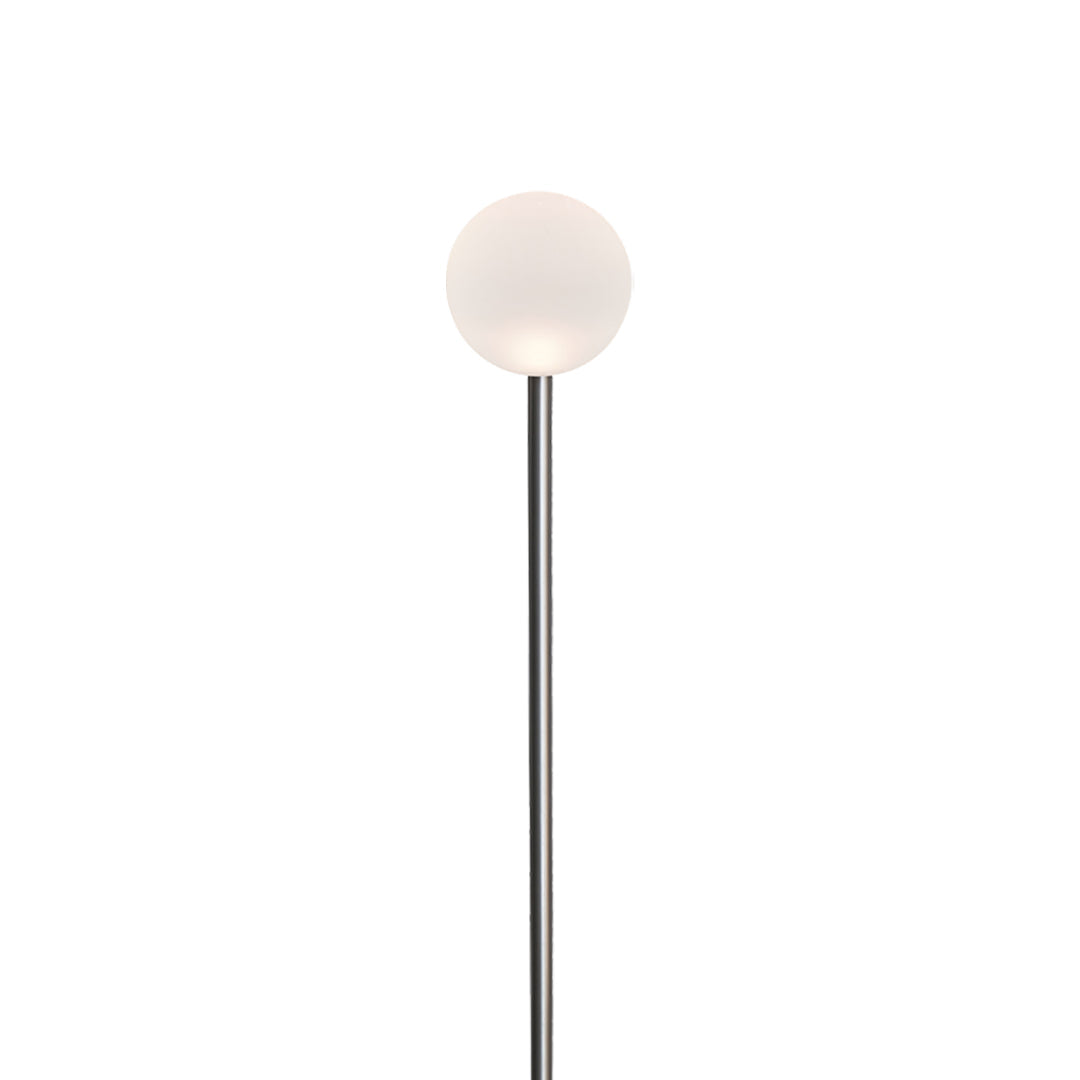 Reed Ball LED Pathway Light – Modern Landscape Lighting in Nickel
