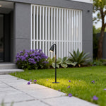 Modern Landscape Path Lights with Glass Shade for Outdoor Garden Walkways