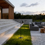 Modern Landscape Path Lights with Glass Shade for Outdoor Garden Walkways